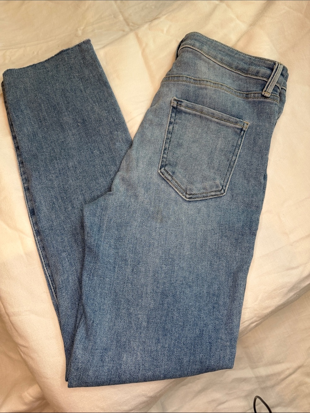 Just Black Light Blue Straight Leg Jeans